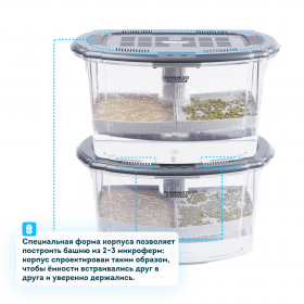 Микроферма RAWMID Dream Sprouter SDM-02 (проращиватель и выращиватель)