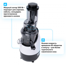 Шнековая соковыжималка RAWMID Greenery RGJ-03