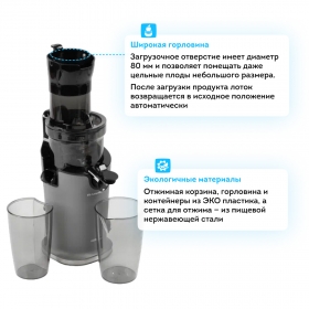 Шнековая соковыжималка RAWMID Greenery RGJ-04 