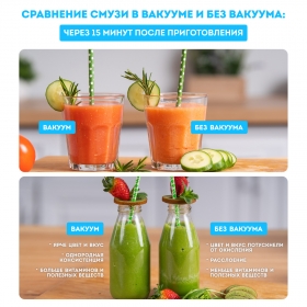 Профессиональный вакуумный блендер с антишумовым колпаком RAWMID PRO RPB-04