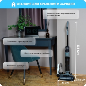 Беспроводной моющий пылесос RAWMID Modern RMV-02