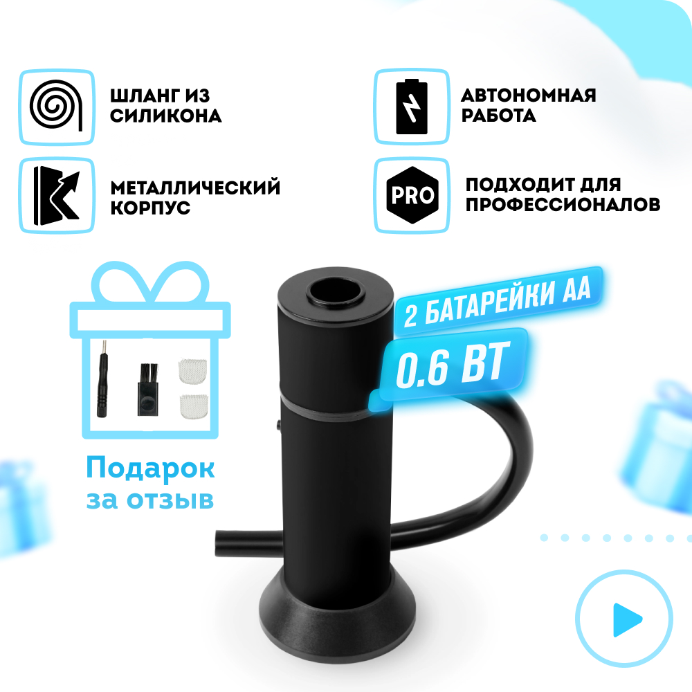 

Дымогенератор для холодного копчения RAWMID Aroma Smoking Gun RAS-01