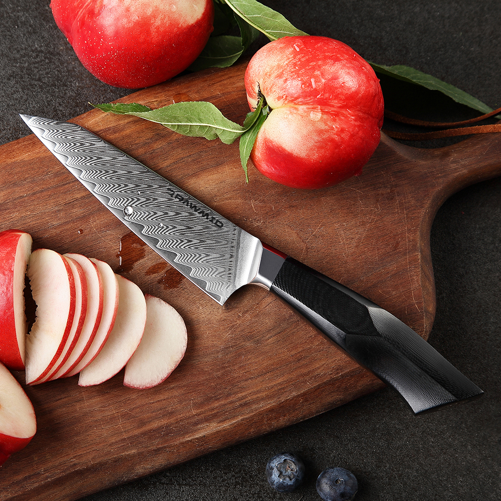 Универсальный нож RAWMID Luxury RLK-13 plexiglass, 13 см, ручка из стеклотекстолита