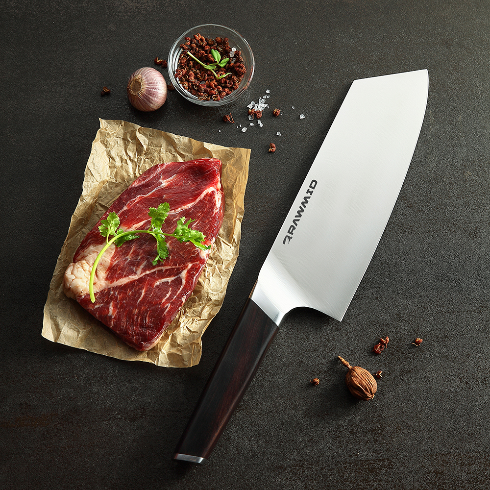 Нож «Накири» RAWMID Modern RMK-20, 20 см, ручка «Эбеновое дерево»